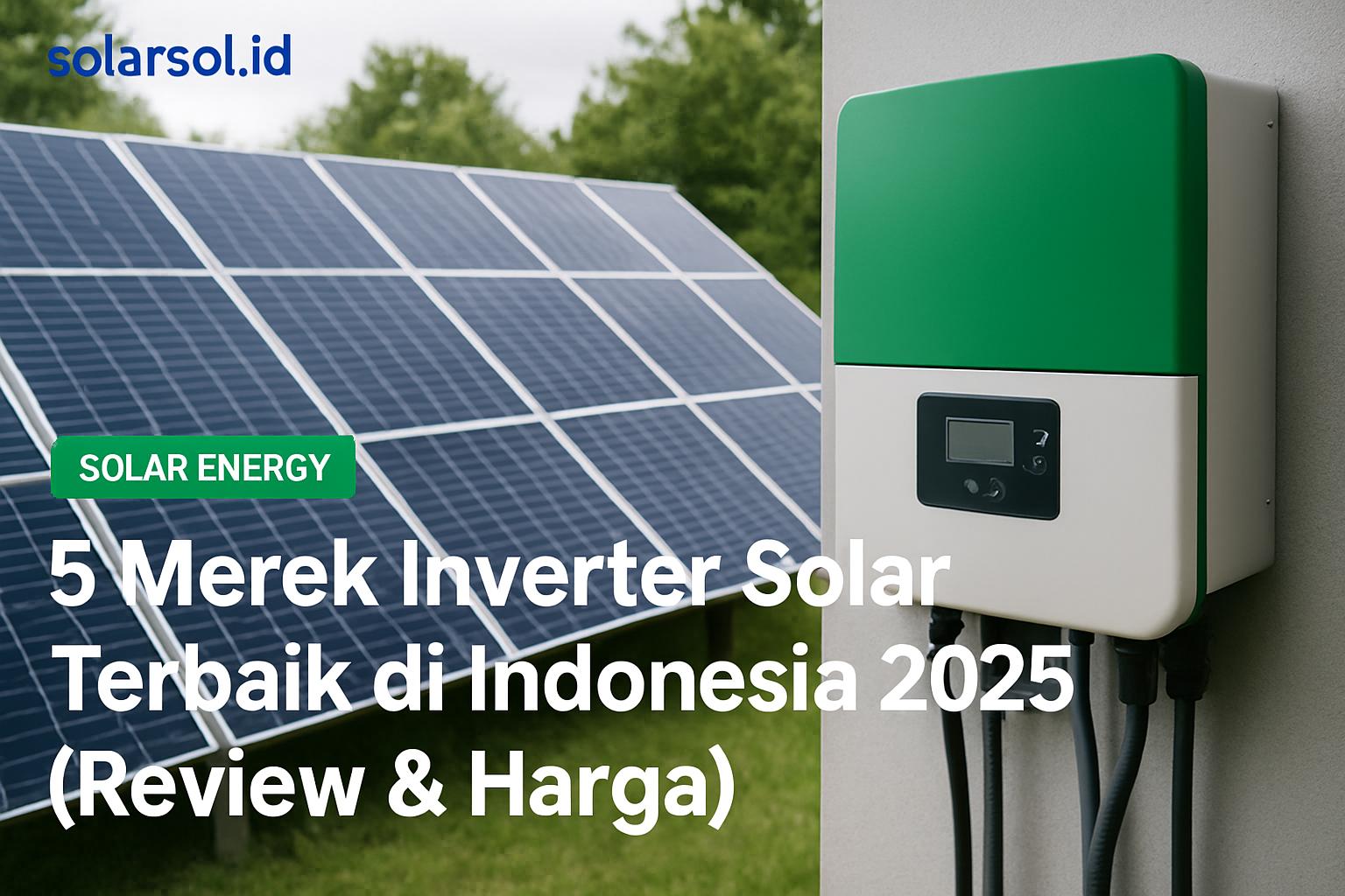5 Merek Inverter Solar Terbaik di Indonesia 2025 (Review & Harga)