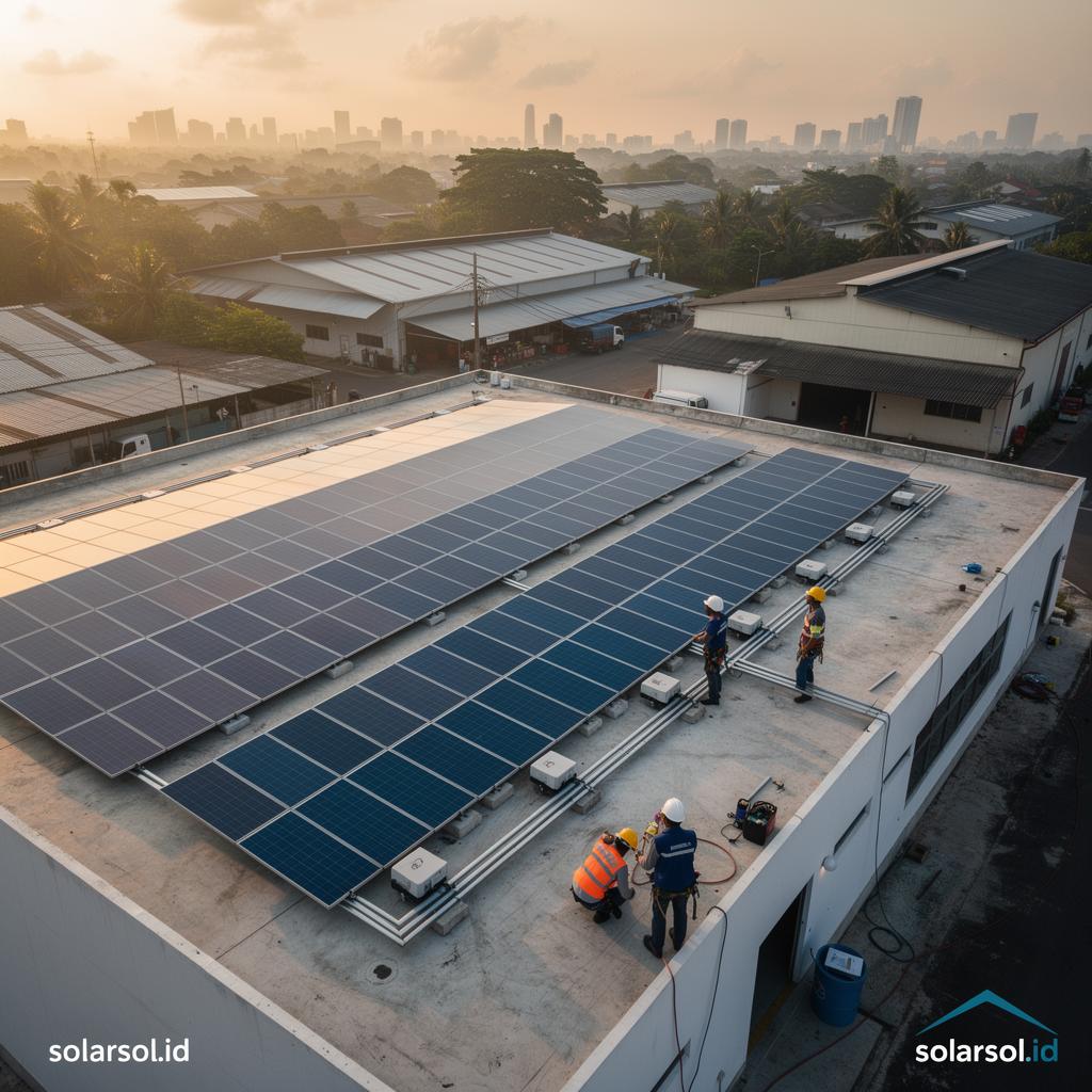 EPC PLTS Atap Industri: Biaya, PPA, dan ROI 2026 — Playbook untuk Owner & Facility Manager