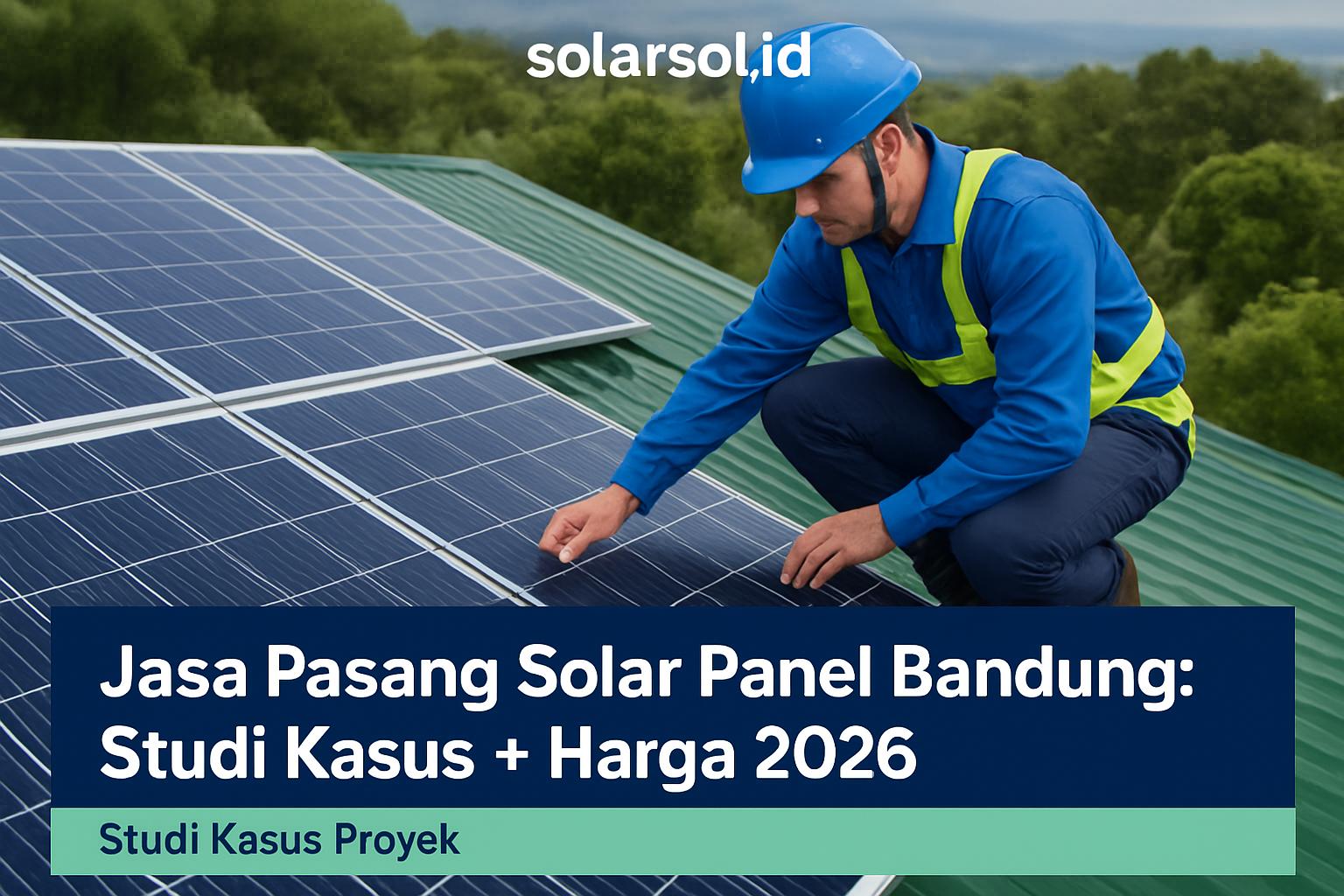 Jasa Pasang Solar Panel Bandung: Studi Kasus + Harga 2026