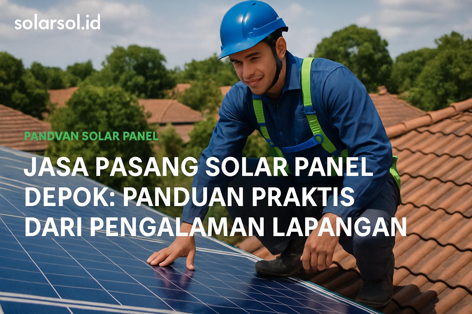 Jasa Pasang Solar Panel Depok: Panduan Praktis dari Pengalaman Lapangan