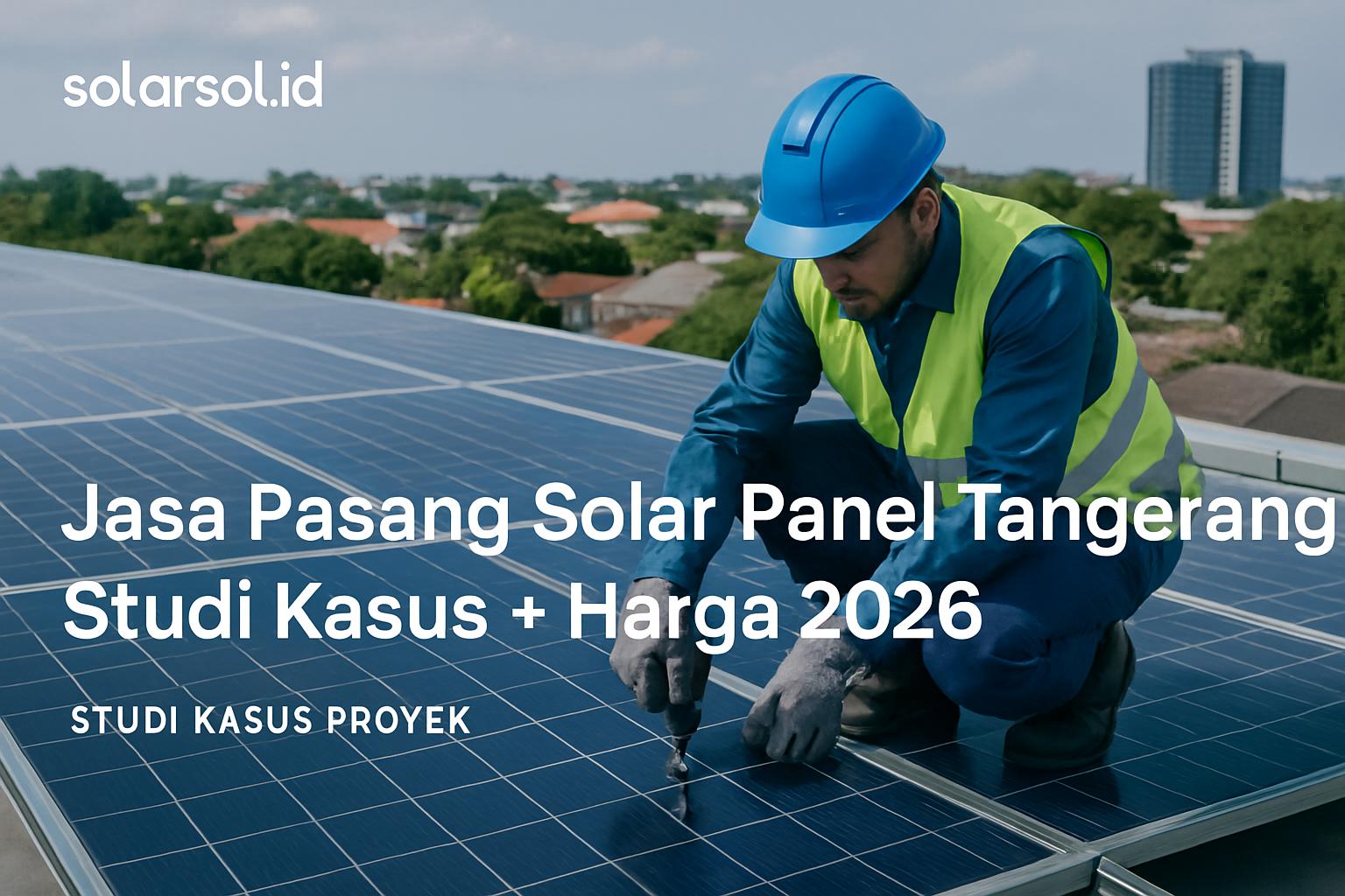 Jasa Pasang Solar Panel Tangerang: Studi Kasus + Harga 2026