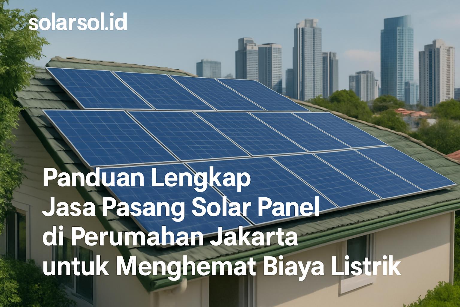 Panduan Lengkap Jasa Pasang Solar Panel di Perumahan Jakarta untuk Menghemat Biaya Listrik