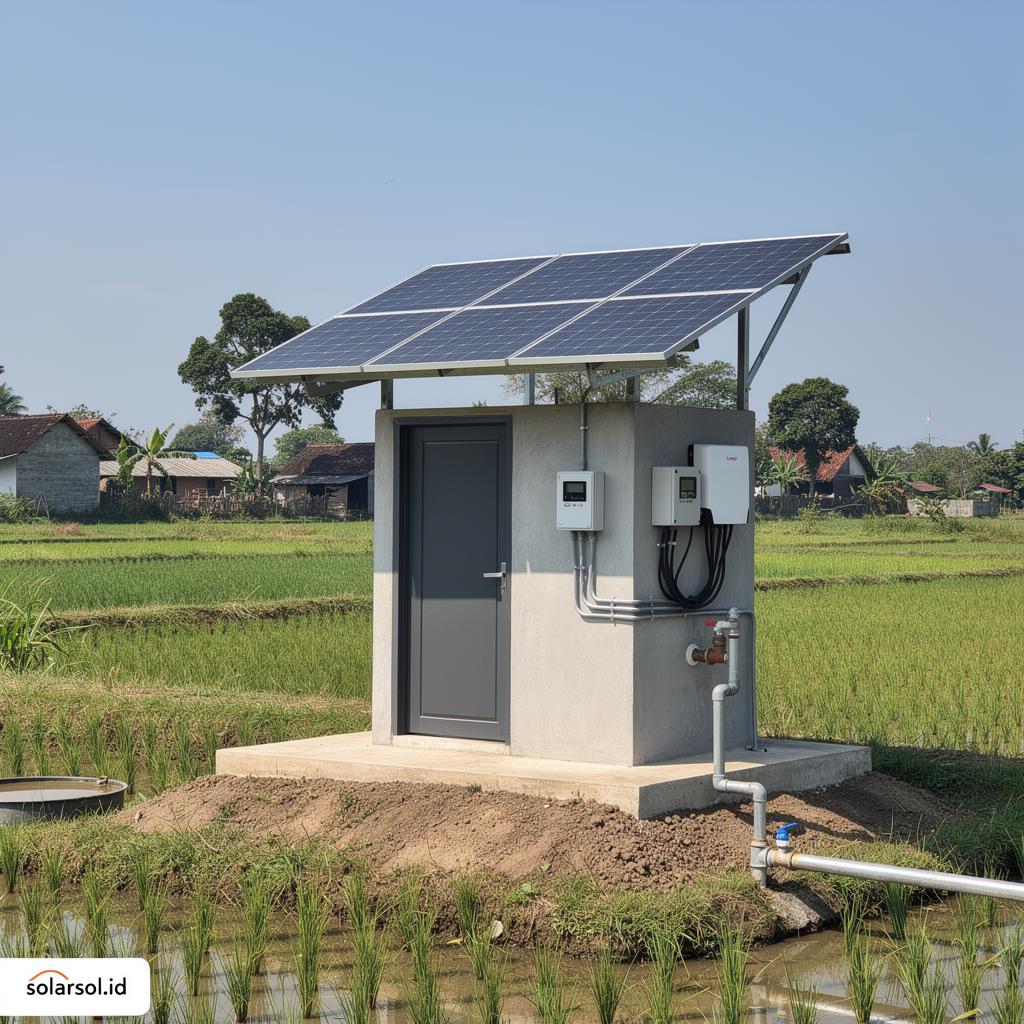 Memasang PLTS untuk Pompa Air Pertanian di Indonesia