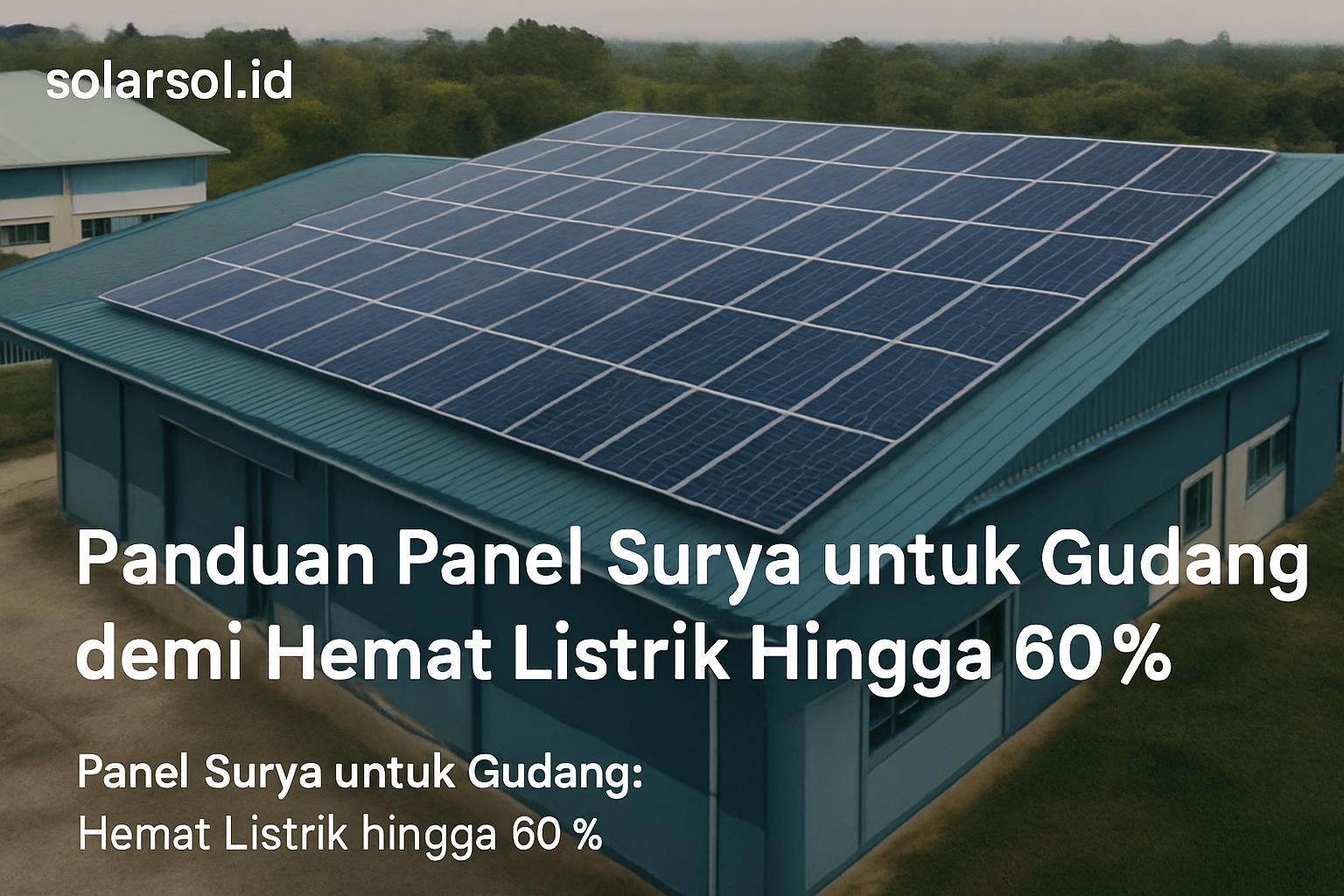 Panduan Panel Surya untuk Gudang demi Hemat Listrik Hingga 60%