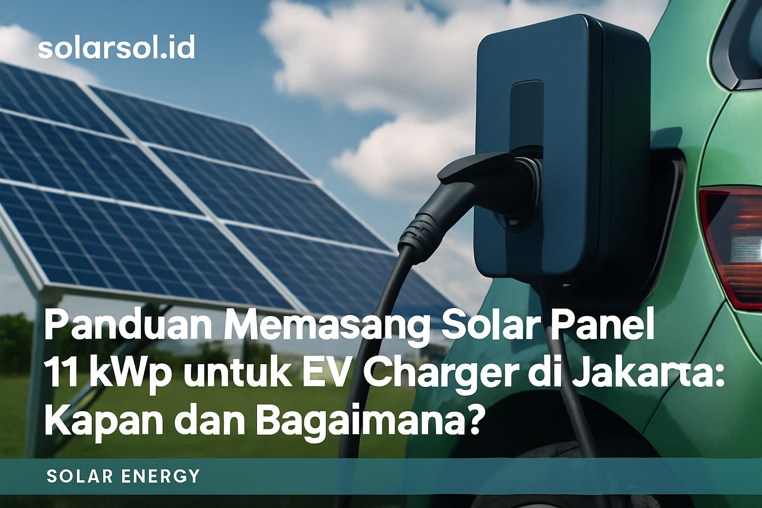 Panduan Memasang Solar Panel 11 kWp untuk EV Charger di Jakarta: Kapan dan Bagaimana?