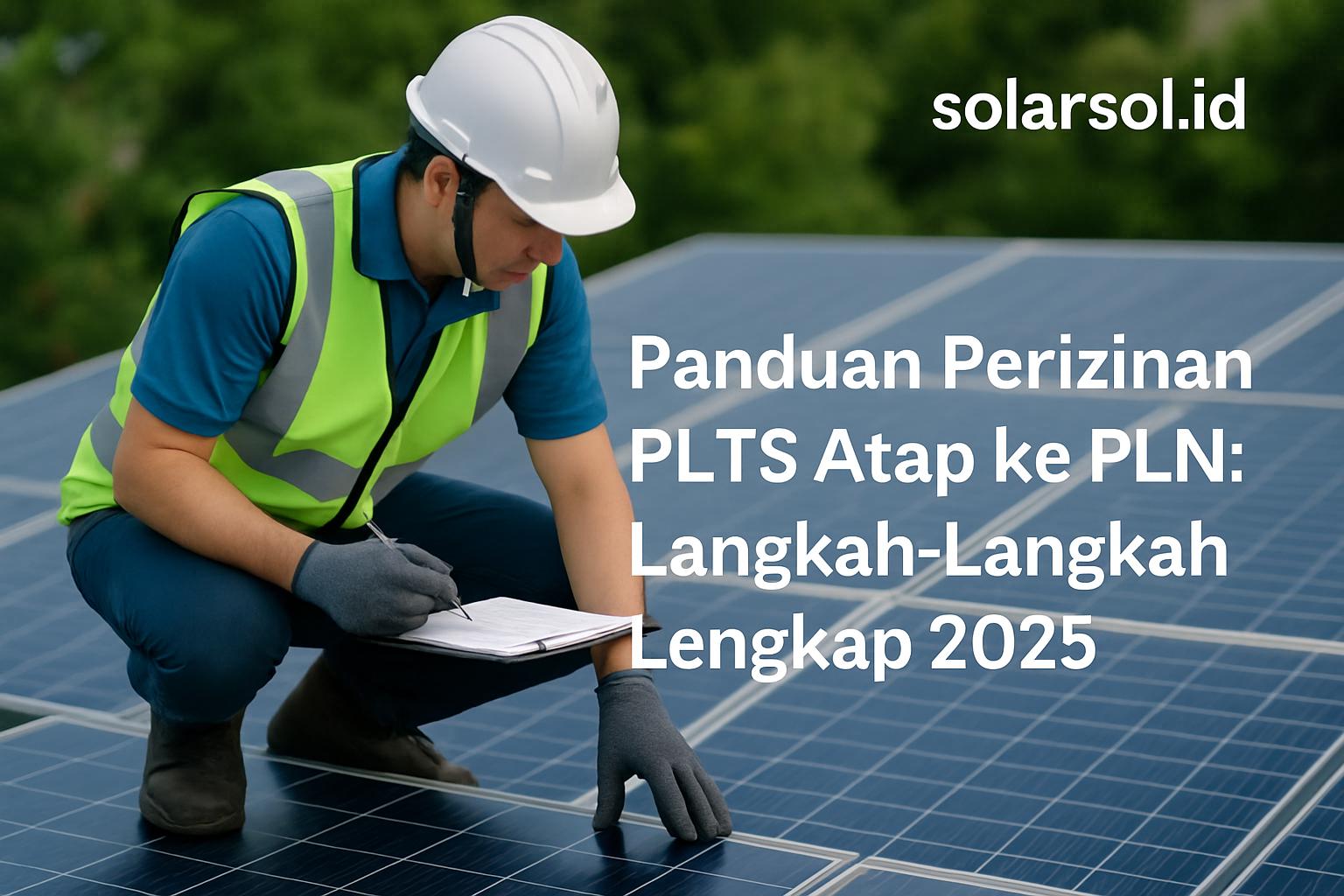 Panduan Perizinan PLTS Atap ke PLN: Langkah-Langkah Lengkap 2025