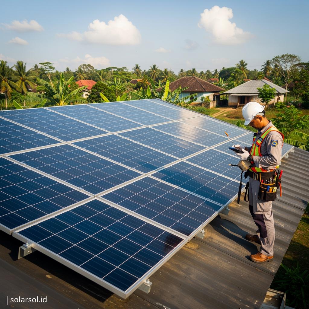 Perawatan Solar Panel: Panduan Lengkap Maintenance agar Performa Tetap Optimal hingga 25 Tahun di Indonesia