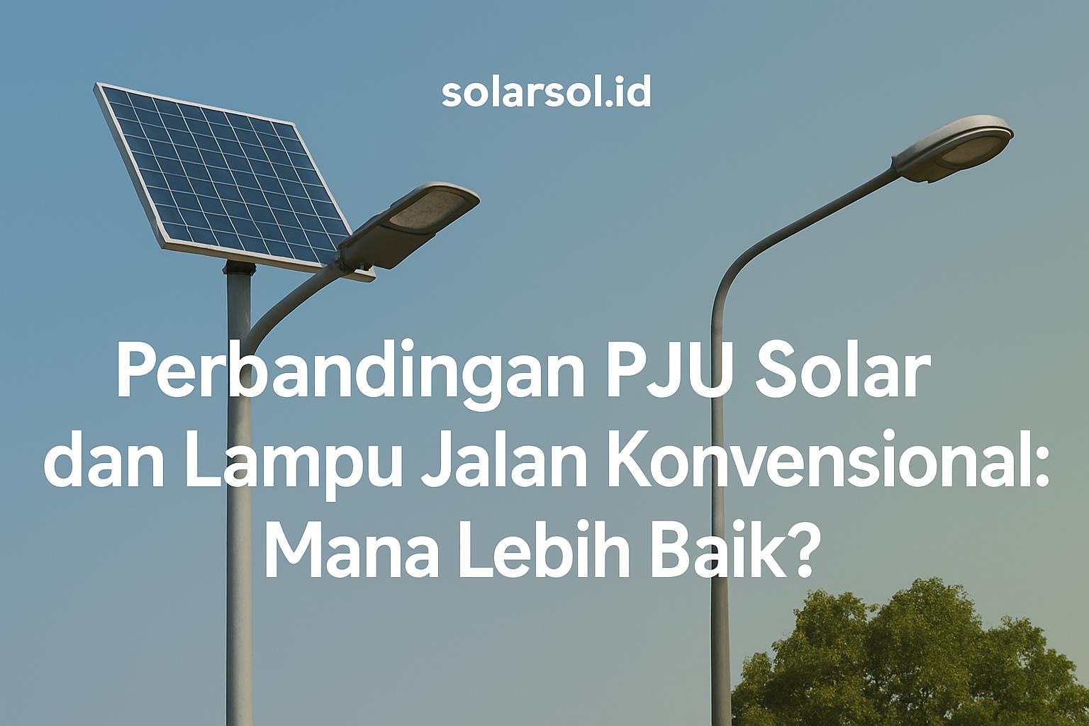Perbandingan PJU Solar dan Lampu Jalan Konvensional: Mana Lebih Baik?