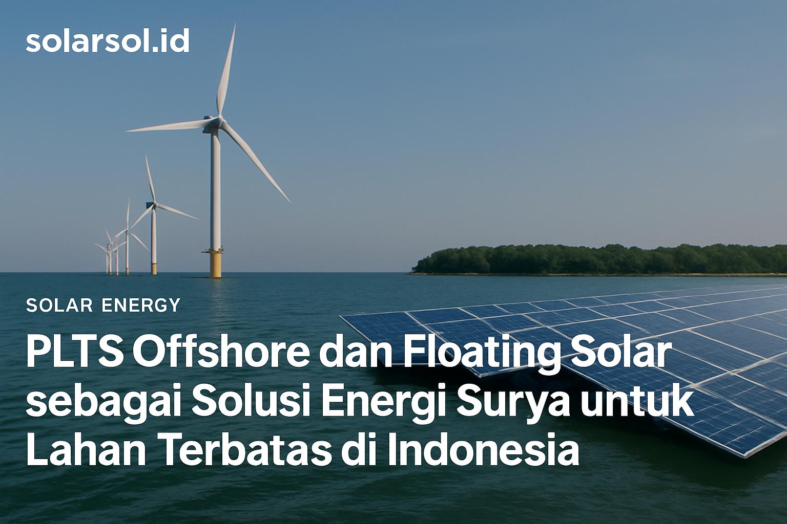 PLTS Offshore dan Floating Solar sebagai Solusi Energi Surya untuk Lahan Terbatas di Indonesia