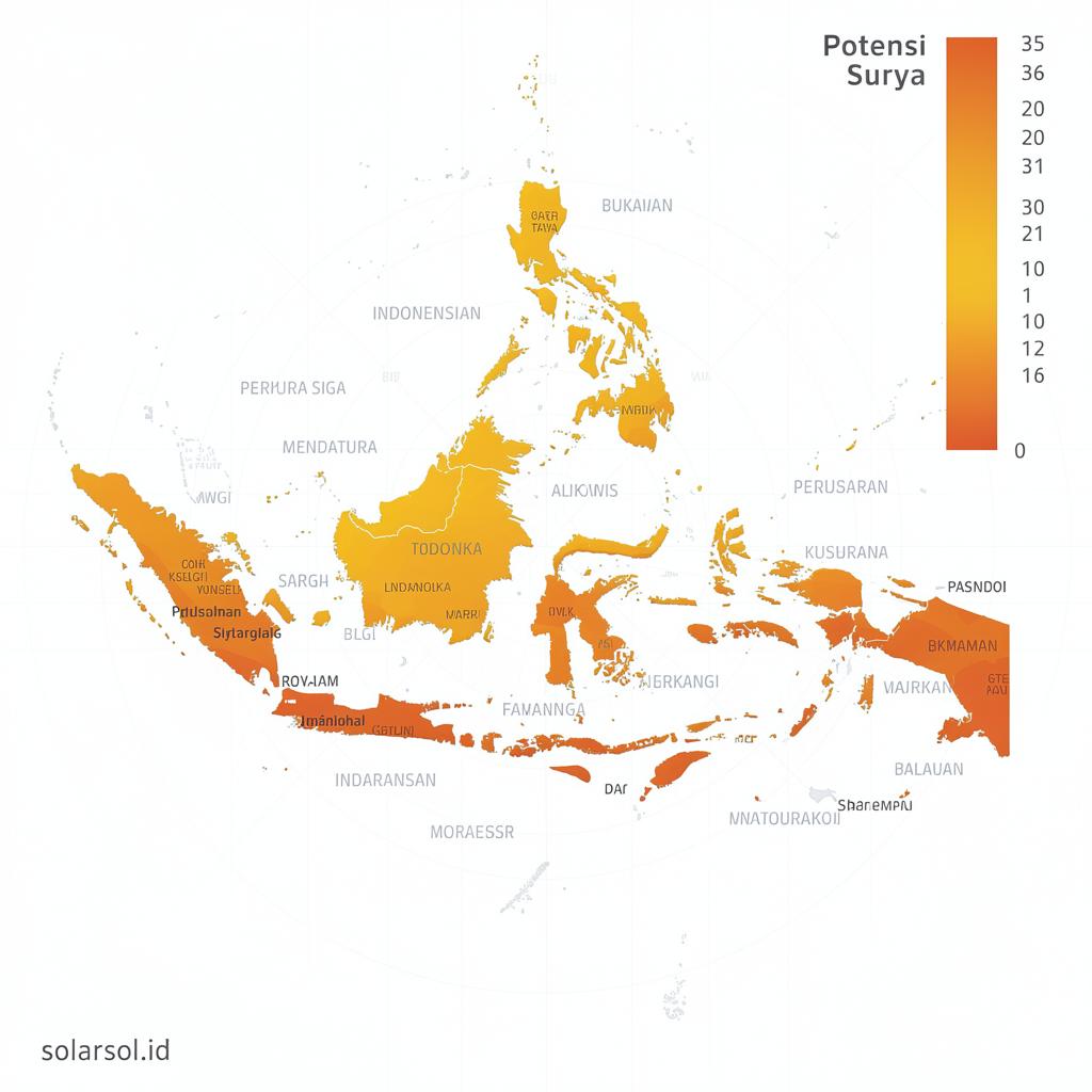 Potensi Energi Surya Indonesia: Data Lengkap per Provinsi 2025