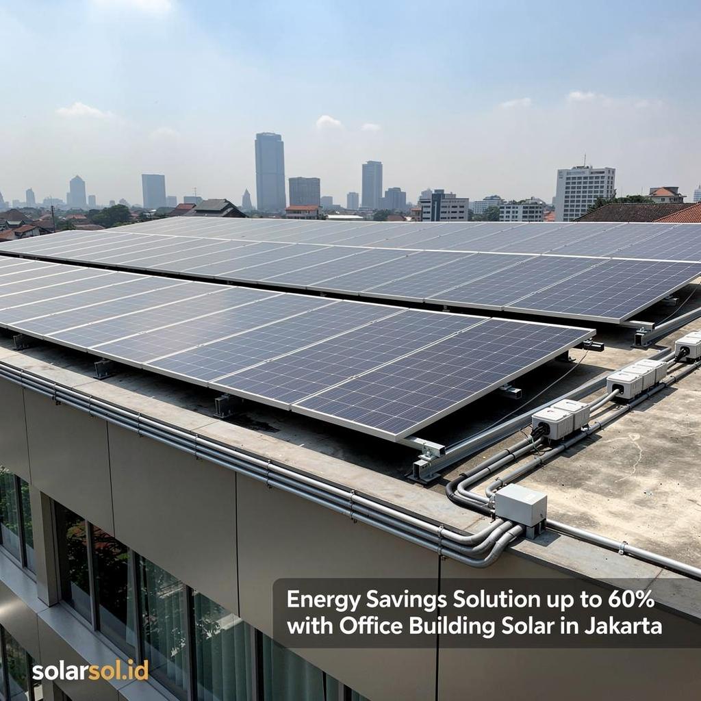 Solusi Hemat Energi hingga 60% dengan Solar Panel untuk Gedung Perkantoran di Jakarta